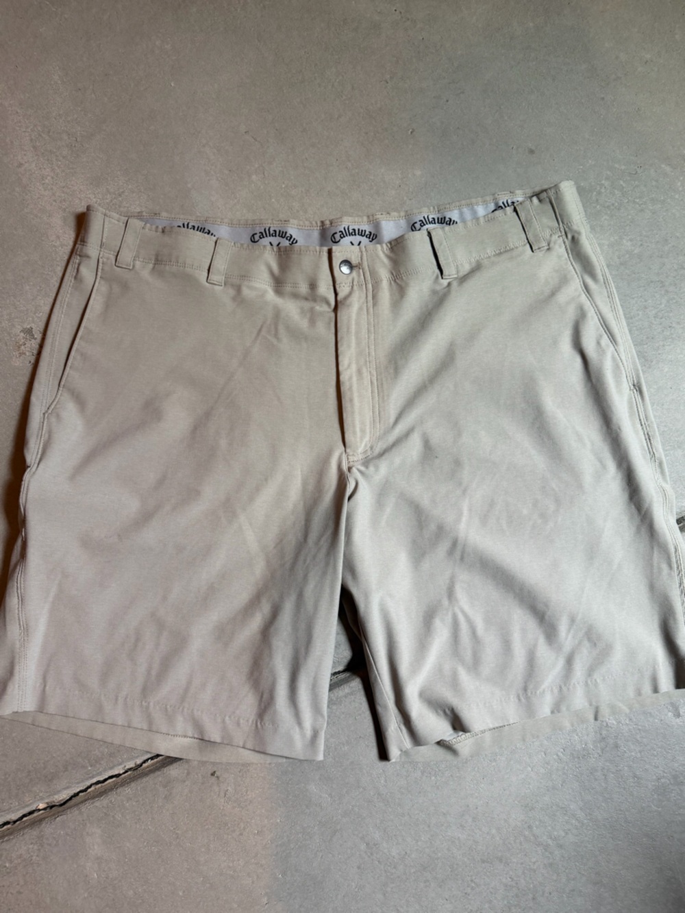 Callaway Beige Men's Golf Shorts